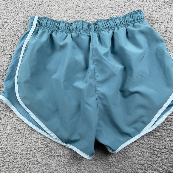 Nike Shorts Womens Medium Blue Dri-Fit Running Athletic Lined Drawstring Workout - Picture 2 of 7